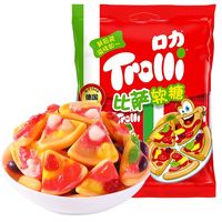 Bonbons exotiques en gros, saveur fraise/raisin/melon, forme fruitée, gelée gommeuse, sachet de 60g, multicolores