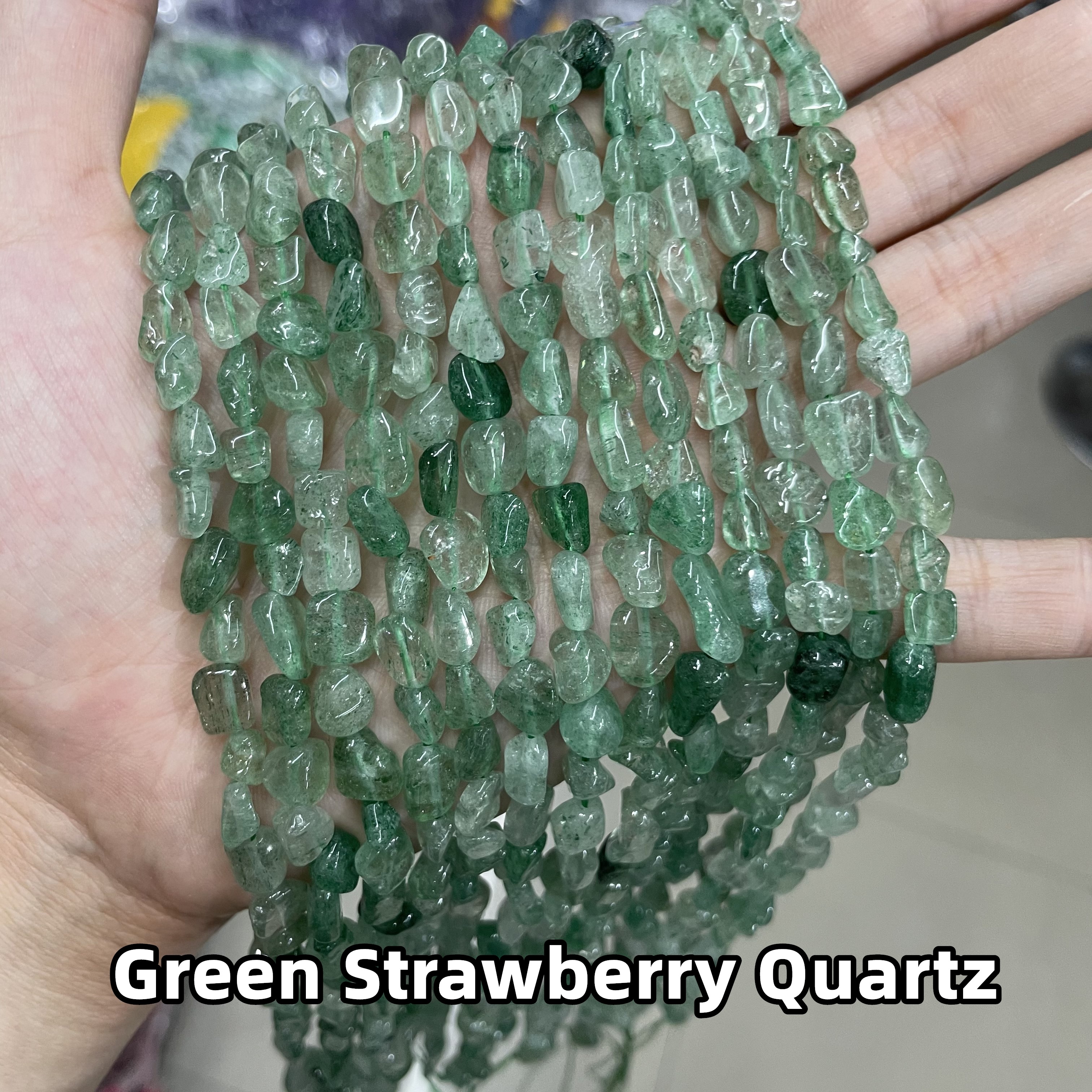 Quartz fraise verte
