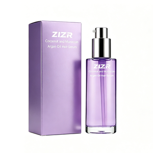 Huile capillaire en soie anti-frisottis à l'huile de coco et d'argan, réparatrice, végane, biologique, sans silicone, 2-en-1, marque privée OEM pour fournisseurs - Product Image 4