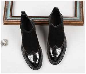 Nuevos Zapatos Oxford de Cuero para Hombre, Estilo Británico Casual de Lujo, Hechos a Mano, Impermeables, Color Verde Perenne, Formales, Sin Cordones, para Boda, Oficina, Profesionales - Product Image 2