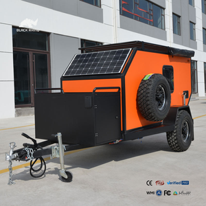 Remolque de Camping con Tienda de Campaña Portátil, <span class=keywords><strong>Camper</strong></span> de Cama Larga, Caravana Pop-Up Basoglu con Literas - Product Image 1