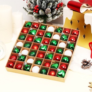 Nuove <span class=keywords><strong>Decorazioni</strong></span> Natalizie Eden di Alta Qualità Fatte a Mano in Plastica Set di Palline Decorative Speciali da 3cm/62 Pezzi con Confezione Regalo - Product Image 3