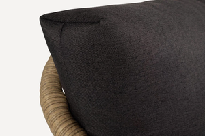 Sillón Isla de Lujo Tejido a Mano con Cojín de Espuma de Alta Densidad, Muebles de Salón para Interiores y Exteriores - Product Image 5