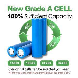 18650 2000 мАч литий-ионный Аккумулятор 7,4 В высокая скорость с защитной панелью для солнечного света вентилятор динамик - Product Image 5