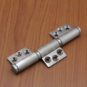 Bisagras de acero inoxidable Xinjieliang CL288 304 cepilladas para caja de distribución, puertas de armarios industriales, bisagra pivotante - Product Image 1
