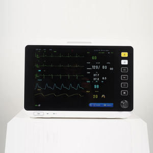 Meilleur moniteur ECG multiparamètres 12 pouces pour adultes et enfants, détection de la pression artérielle, du rythme cardiaque, de l'SpO2 et de la température - Product Image 3