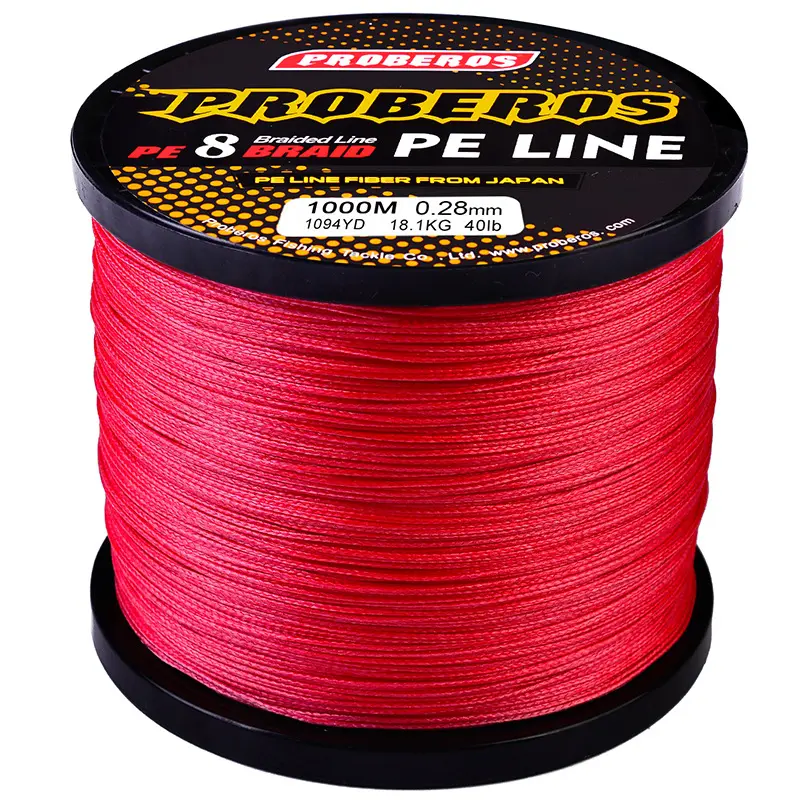 1000M Braided Fishing Line 8 Strands Multifilament Braided Fish Line Super Strong PE Line 6LB-300LB