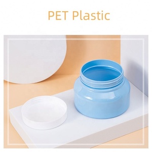 Wholesale Stock 250ml Pink PET <b>Plastic</b> Wide-Mouth Empty Bottle Cosmetic <b>Plastic</b> <b>Jar</b> 250g Face Creams Container - Product Image 4