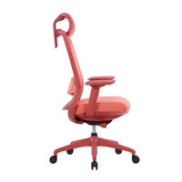 Chaise de bureau exécutive pivotante à dossier haut en maille, confortable, pour ordinateur et tâches de bureau