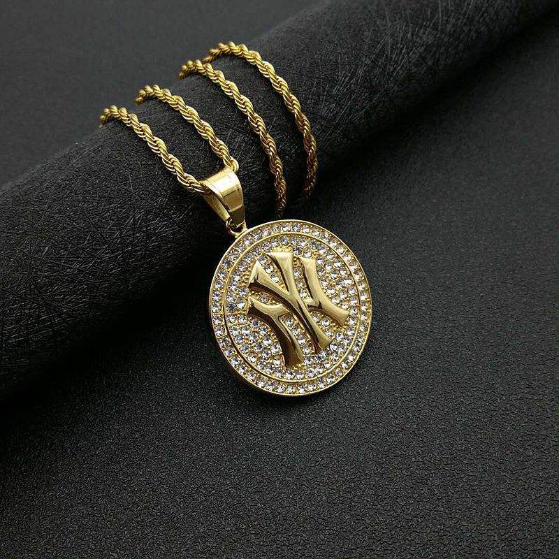 Gold Single Pendant Without Chain
