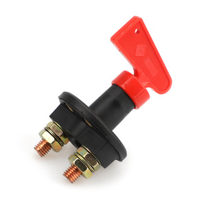 Interruptor de Desconexión de Batería de 12V 24V de 2 Terminales con Llave Extraíble para Aislamiento de Energía en Uso Automotriz - Product Image 2