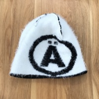 Fabricante Yukaihe, Gorros Personalizados con Logotipo, Gorros de Punto Unisex Deportivos sin Borde, Gorro de Mohair para Invierno