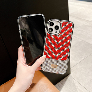 Funda rígida para teléfono móvil <span class=keywords><strong>2</strong></span> en 1, funda con logotipo personalizado, brillante, joyería brillante, Diamante de imitación, brillante, brillante, venta al por mayor - Product Image 6