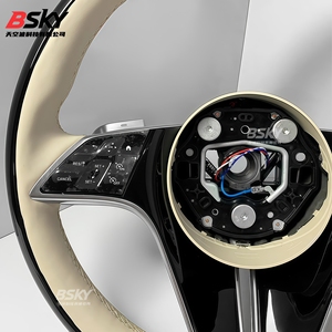 Volante de cuero genuino color <span class=keywords><strong>nogal</strong></span>, adecuado para Mercedes-Maybach W221 W223 - Product Image 3