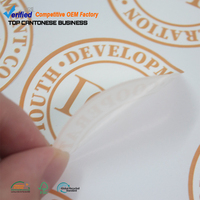 Étiquettes personnalisées, fournisseur, impression de logo de marque personnalisée, autocollant en vinyle imperméable pour la décoration