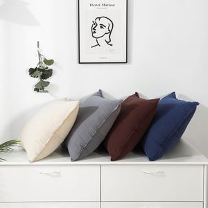 <span class=keywords><strong>Coussin</strong></span> de soutien lombaire en <span class=keywords><strong>latex</strong></span> gris personnalisé, <span class=keywords><strong>coussin</strong></span> de dossier minimaliste rectangulaire pour le bureau, la voiture et les voyages - Product Image 2