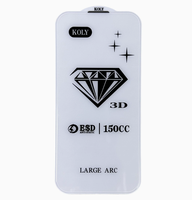 Protection d'écran en verre trempé 3D 150CC Super Large Arc 9H, anti-rayures, couverture intégrale pour 17/18 Pro/Max