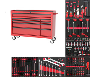 Nhà Để Xe Lưu Trữ Xe Đẩy Bộ Hộp Công Cụ Ngực Hội Thảo Xe Đẩy Nhiệm Vụ Nặng Nề Tủ Công Cụ Với Chất Lượng Cao Dụng Cụ cầm Tay - Product Image 1