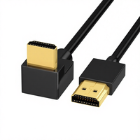 Câble HDMI 90/270 degrés, haut, bas, gauche, droite, 4K/60Hz 2.0, 0,15M-5M pour RTX 3080, PS4, Xbox, caméra, PC, STB, moniteur, ordinateur