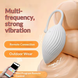 Huevo Vibrador Eléctrico Resistente para Mujeres con Control Remoto por Aplicación, Sensación Realista y Color Carne - Product Image 2