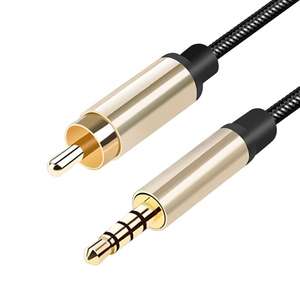 Câble audio coaxial numérique 3,5 mm Jack vers RCA stéréo SPDIF 1/8 TRRS pour téléviseur Xiao-mi 1/2 <span class=keywords><strong>TCL</strong></span> <span class=keywords><strong>Barre</strong></span> <span class=keywords><strong>de</strong></span> <span class=keywords><strong>son</strong></span> - Product Image 1