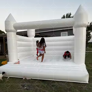 AirFunPro Bâche PVC écologique pour activités de plein air 13x13ft <span class=keywords><strong>gonflable</strong></span> château de mariage labyrinthe maison de saut pour enfants - Product Image 2
