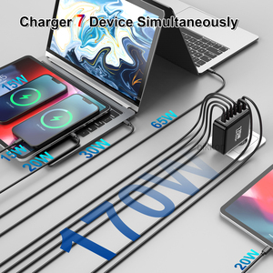 KC Certification Multi Port USB <span class=keywords><strong>Chargeur</strong></span> Pobile Téléphone Mur Charge pour iPhone <span class=keywords><strong>MacBook</strong></span> Proortable PD USB <span class=keywords><strong>Chargeur</strong></span> QC3.0 M - Product Image 2