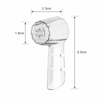 Cubierta para Cabezal de Cepillo de Dientes Compatible con IO 3/4/5/6 y EB, Cabezal Redondo, Tapa Ventilada a Prueba de Polvo, 5 Colores, Directo de Fábrica
