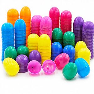 ไข่อีสเตอร์แบบเติมได้ แพ็ค 50 ฟอง สีสันสดใส หลากหลายสี ขนาด 2.25 นิ้ว ไข่เซอร์ไพรส์สำหรับเทศกาลอีสเตอร์ - Product Image 1