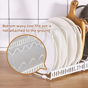 Portaoggetti espandibile per coperchio della pentola e coperchio della pentola organizzatore portapentole da cucina <span class=keywords><strong>Organizer</strong></span> per dispensa - Product Image 2