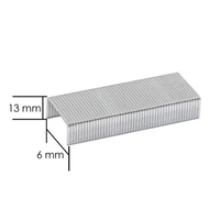 Foska Document Papier Reliure 24/6 Agrafes Standard En Métal avec Emballage De Boîte pour Agrafeuse De Bureau Manuel Standard Agrafes Rechargeables