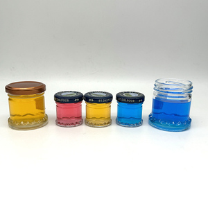 Pot en verre de miel droit d'usine de 25ml avec couvercle en métal étiquette et logo personnalisables pour nid d'oiseau de miel de confiture - Product Image 5