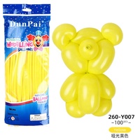 Décorations de fête en gros paquet de 100 ballons magiques pastel bricolage ballon de torsion 260 longs ballons en latex A-1178