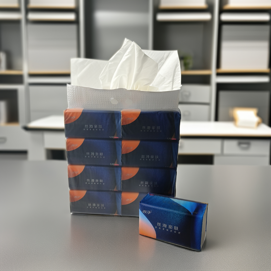 Durable Super Soft 3 Ply Box Tissue Facial White Color Custom Logo Virgin Wood Pulp Household Use