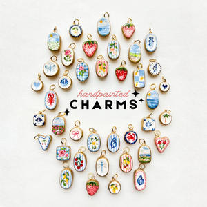 Groothandel Mode Diy Accessoire Rvs Charmes Handgeschilderde Bloem Aardbei Krab Hangers Voor Ketting Armband - Product Image 1