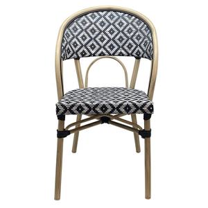 Vente en gros <span class=keywords><strong>discount</strong></span> balcon extérieur café français bistro rotin aluminium chaises en osier chaise de bistro français - Product Image 4
