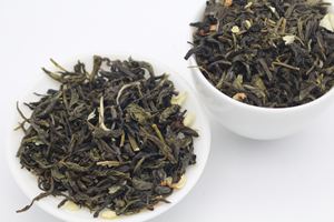 วัตถุดิบพิเศษสำหรับชาเขียวมะลิที่ไม่มีคาเฟอีน Genmaicha พร้อมข้าวคั่วใบหลวมออร์แกนิก - Product Image 3