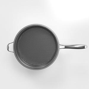 Three Layer Stainless Steel Frying <b>Pan</b> With <b>Ceramic</b> Coating Nonstick Round 12 Inch For Cooking - Product Image 3