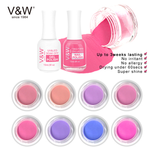 Ensemble 3 en 1 de couleur de poudre d'immersion parfaite d'ongle d'usine d'OEM en gros, vernis en gel et vernis à ongles assortis - Product Image 5