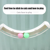 Nouveau jouet pour chat de balle de piste jouet pour animaux de compagnie tennis de table puzzle jouet pour chat
