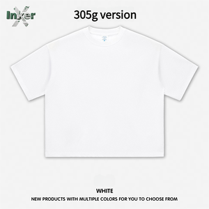 T-shirt de sport unisexe surdimensionné en tricot de haute qualité Bapeed avec imprimé étoile, manches courtes, tissu 305g - Product Image 2