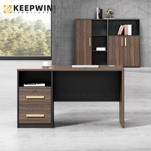 Moderno Barato Regular Ejecutivo 0ffice Escritorio Madera Estándar Empleados Negro <span class=keywords><strong>Oficina</strong></span> Recepción Escritorio - Product Image 2