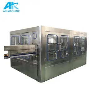 Ak Machine Dgf 18-18-6 Automatische 4500bph Koolzuurhoudende Drank Productielijn Pet Fles Wassen Vul-En Afdekmachine