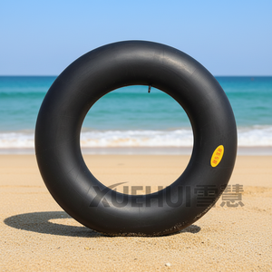 Anneau <span class=keywords><strong>de</strong></span> natation à chambre à air en caoutchouc noir durable, flotteur <span class=keywords><strong>gonflable</strong></span> multifonction pour piscine, plage, rivière, <span class=keywords><strong>neige</strong></span>; <span class=keywords><strong>bouée</strong></span> <span class=keywords><strong>de</strong></span> sauvetage pour adultes et enfants - Product Image 1