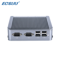Nueva Mini PC Industrial sin Ventilador con CPU Intel de 6.ª/7.ª Generación I3/I5/I7, 2 LAN, 6 USB, 2 COM + DP, DDR3L-8GB