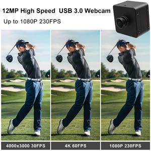 12MP 工业 USB 摄像头 USB3.0 164 度广角 4K 60fps 1080P 230fps 高速 UVC 即插即用网络摄像头，适用于多种操作系统 - Product Image 3