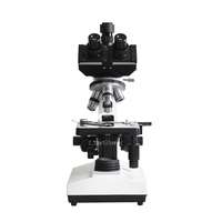 Professional 40X-1600X Halogen Illuminated Digital HD Optical Zoom Trinocular Microscope 45 Inclined Head Mechanical Stage for