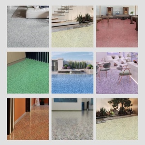 Revêtement de sol en époxy à effet marbre auto-nivelant ODM/OEM, résistant à l'usure, durable, revêtement de sol en époxy de couleur sable - Product Image 4