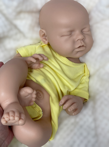 Poupées réalistes <span class=keywords><strong>de</strong></span> bébé fille en silicone souple <span class=keywords><strong>de</strong></span> 20 pouces (50 cm), corps entier, non peintes, nouveau-<span class=keywords><strong>n</strong></span>é, pour personnalisation DIY - Product Image 3