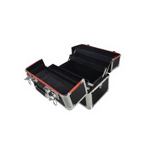 Professional Makeup Train <strong>Case</strong> Cosmetic <strong>Case</strong> <strong>Aluminum</strong> Cosmetology <strong>Case</strong> Makeup Organizer Box with Lock &amp; 4 Trays for Daily <strong>Travel</strong> - Product Image 4